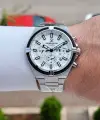 Gümüş Renk 44 Mm Hediye Paketli İç Göstergeleri Aktif Erkek Kol Saati