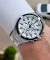 Gümüş Renk 44 Mm Hediye Paketli İç Göstergeleri Aktif Erkek Kol Saati