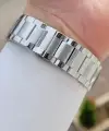 Kadranı Yeşil Kordonu Gümüş Renk 44 Mm İç Göstergeleri Aktif Erkek Kol Saati