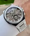 Kadranı Kahverengi Kordonu Gümüş Renk 44 Mm İç Göstergeleri Aktif Erkek Kol Saati