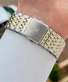 Gold Gümüş Renk Hediye Paketli 42 mm Erkek Kol Saati