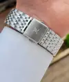 Gümüş Renk Takvim ve Gün Fonksiyonlu Hediye Paketli Erkek Kol Saati