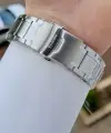 Kadranı Siyah Kordonu Gümüş Renk 44 Mm Hediye Paketli İç Göstergeleri Aktif Erkek Kol Saati