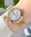 Gold Renk 32,5 Mm Hediye Paketli Kadın Kol Saati