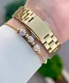 Gold Renk Hediye Paketli 32 Mm Kadın Kol Saati