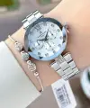 Gümüş Renk Hediye Paketli 32 Mm Kadın Kol Saati
