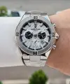Gümüş Renk 46,5 Mm Hediye Paketli Erkek Kol Saati
