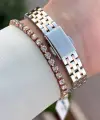 Rose Gümüş Renk Hediye Paketli 22 Mm Kadın Kol Saati