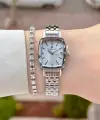 Gümüş Renk Hediye Paketli 22 Mm Kadın Kol Saati