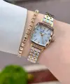 Gold Gümüş Renk Hediye Paketli 22 Mm Kadın Kol Saati ve Bileklik