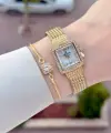 Gold Renk Hediye Paketli 20,5 Mm Kadın Kol Saati