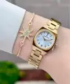 Gold Renk Hediye Paketli 22,5 Mm Kadın Kol Saati