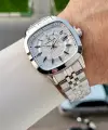 Gümüş Renk 39 Mm Hediye Paketli Erkek Kol Saati