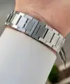 Gümüş Renk 43 Mm Hediye Paketli Erkek Kol Saati
