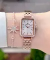 Rose Renk Hediye Paketli 21 Mm Kadın Kol Saati