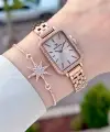 Rose Renk Hediye Paketli 21 Mm Kadın Kol Saati