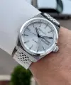 Gümüş Renk Hediye Paketli 40 Mm Erkek Kol Saati
