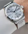 Gümüş Renk Hediye Paketli 40 Mm Erkek Kol Saati