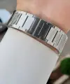 Kadranı Yeşil Kordonu Gümüş Renk Hediye Paketli 44 Mm Erkek Kol Saati