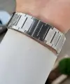 Kadranı Kahverengi Kordonu Gümüş Renk Hediye Paketli 44 Mm Erkek Kol Saati