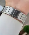Gümüş Renk Hediye Paketli 44 Mm Erkek Kol Saati