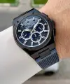 Kasası Siyah Kordonu Lacivert Renk 42 Mm Hediye Paketli Erkek Kol Saati