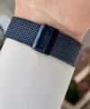 Kasası Siyah Kordonu Lacivert Renk 42 Mm Hediye Paketli Erkek Kol Saati