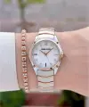 Rose Gümüş Renk 30 mm Hediye Paketli Kadın Kol Saati