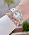 Rose Gümüş Renk 30 mm Hediye Paketli Kadın Kol Saati