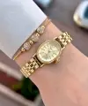 Gold Renk 5 ATM Hediye Paketli 20 Mm Kadın Kol Saati