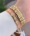 Gold Renk 5 ATM Hediye Paketli 20 Mm Kadın Kol Saati