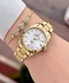Gold Renk 30 Mm Hediye Paketli Kadın Kol Saati