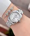 Gümüş Renk 30 Mm Hediye Paketli Kadın Kol Saati