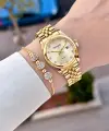 Gold Renk 28 Mm Hediye Paketli Kadın Kol Saati
