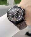 Acı Kahverengi Renk 43 Mm İç Göstergeleri Aktif Erkek Kol Saati