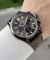 Acı Kahverengi Renk 43 Mm İç Göstergeleri Aktif Erkek Kol Saati