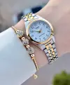 Casio Gold Gümüş Renk Garantili Rakamlı Kadın Kol Saati