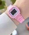 Casio CSISTE242 Casio Pembe Renk Silikon Kordon Çocuk Kol Saati