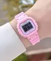 Casio CSISTE242 Casio Pembe Renk Silikon Kordon Çocuk Kol Saati