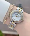 Gold Gümüş Renk Hediye Paketli 32 Mm Kadın Kol Saati