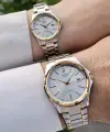 Casio CSISTE56 Gold Gümüş Renk Hediye Paketli Sevgili Çift Kol Saati