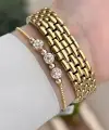 Gold Renk 30 mm Hediye Paketli Kadın Kol Saati
