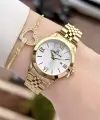 Gold Renk 32 Mm Hediye Paketli Kadın Kol Saati