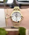 Gold Renk 32 Mm Hediye Paketli Kadın Kol Saati