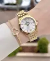Gold Renk 32 Mm Hediye Paketli Kadın Kol Saati