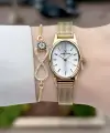 Gold Renk Hediye Paketli 21 Mm Kadın Kol Saati