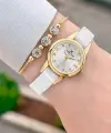 Gold Renk Hediye Paketli 25 Mm Kadın Kol Saati