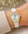 Gold Renk Hediye Paketli 25 Mm Kadın Kol Saati