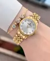 Gold Renk Hediye Paketli 28 Mm Kadın Kol Saati