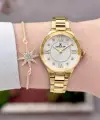 Gold Renk Hediye Paketli 30 Mm Kadın Kol Saati